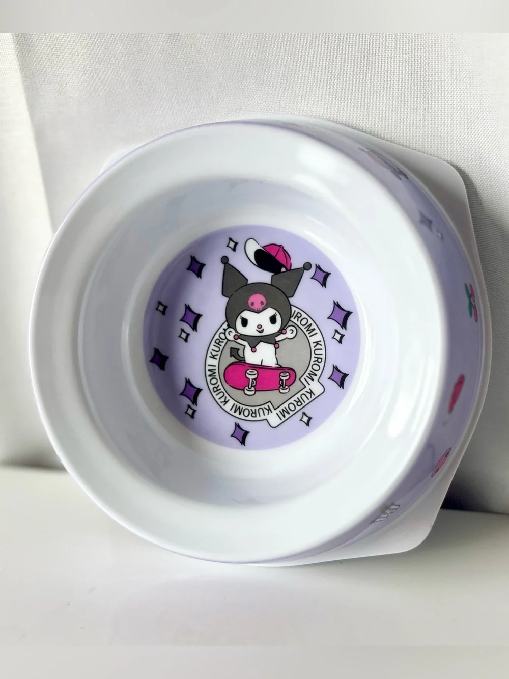 Kuromi Kawaii Pet Food Bowl Water Bowl Dog Bowl Cat Bowl NWT Japan Exclusive